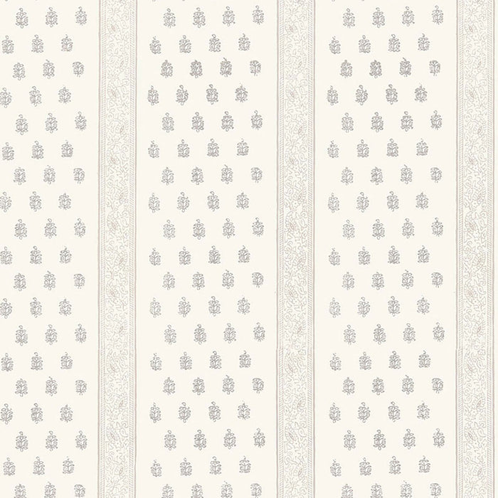 Schumacher Katsura Stripe Oyster Wallpaper 5005200