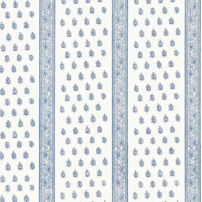 Schumacher Katsura Stripe Delft Wallpaper 5005201