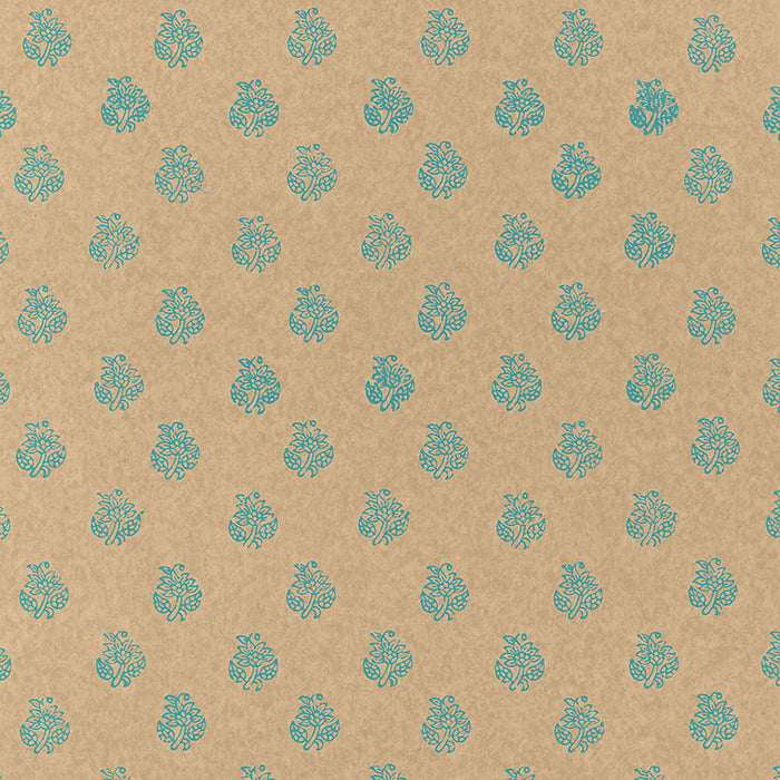 Schumacher Kaladera Turquoise Wallpaper 5005254