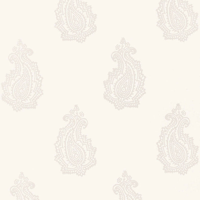 Schumacher Madras Paisley Oyster Wallpaper 5005300