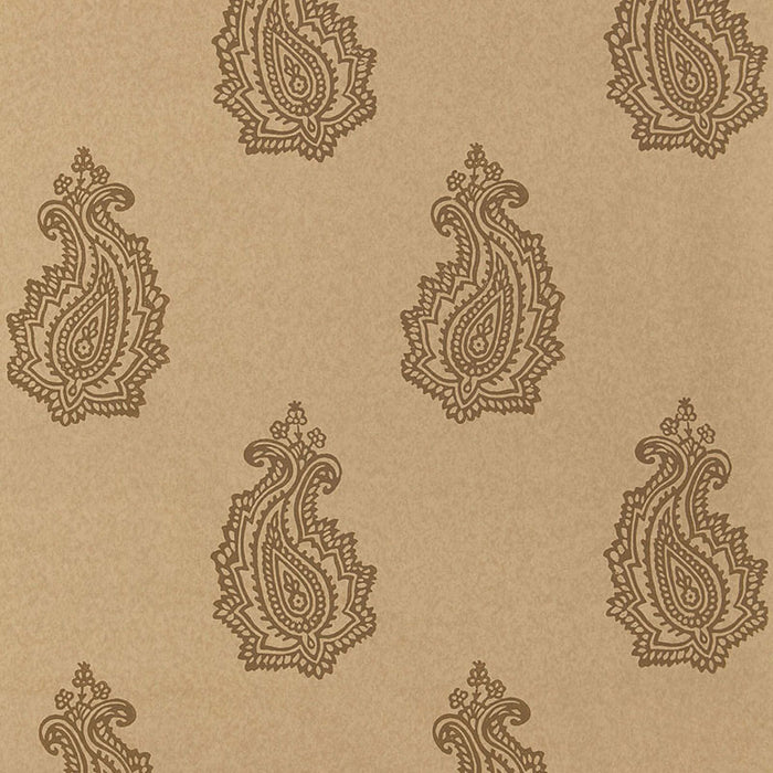 Schumacher Madras Paisley Tabac Wallpaper 5005303