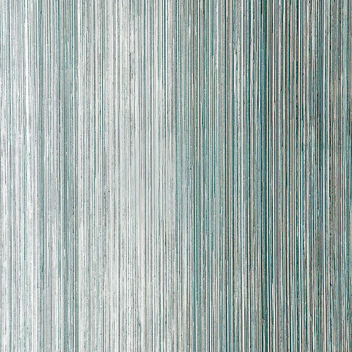 Schumacher Metallic Strie Turquoise Wallpaper 5005713