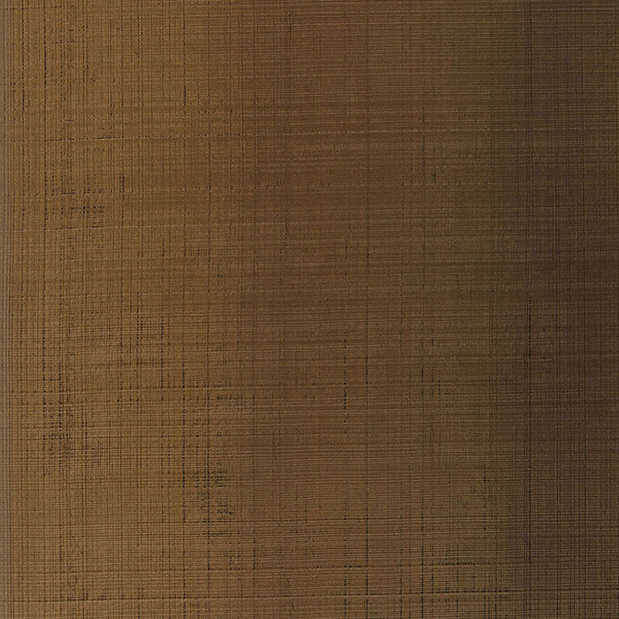 Schumacher Brushed Plaid Burnished Bronze Wallpaper 5005785