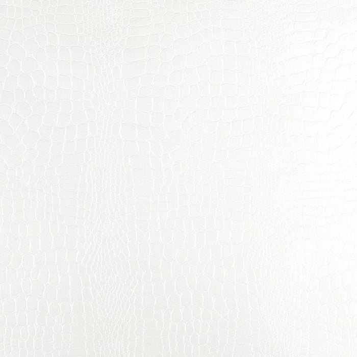 Schumacher Crocodile White Wallpaper 5005830