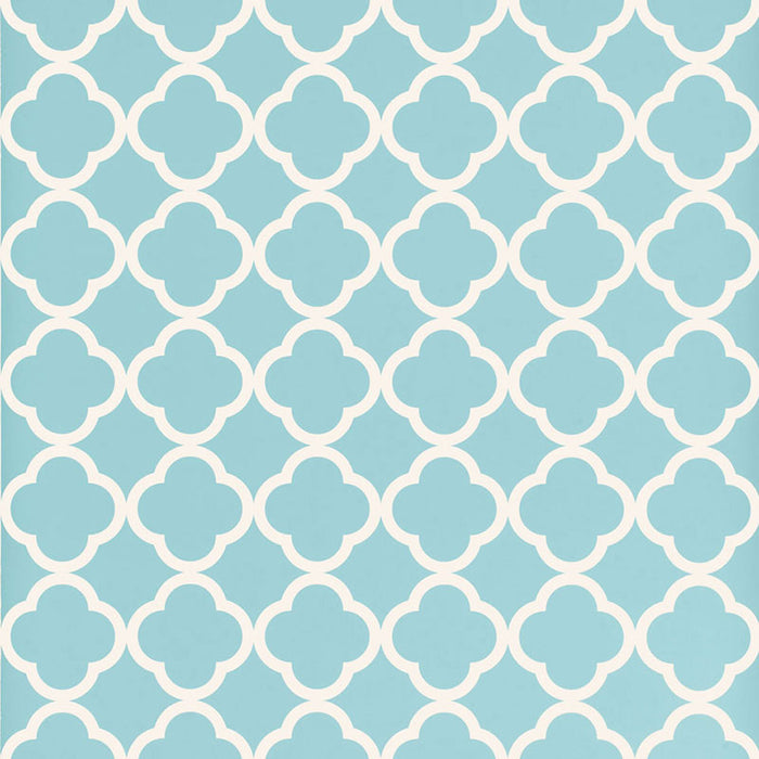 Schumacher Morocco Azure Wallpaper 5005875