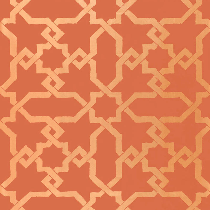 Schumacher Cordoba Cinnabar Wallpaper 5005923