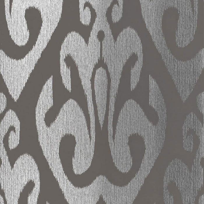 Schumacher Tokat Graphite Wallpaper 5005982