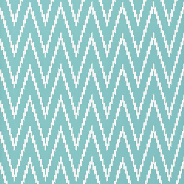 Schumacher Kasari Ikat Azure Wallpaper 5005995