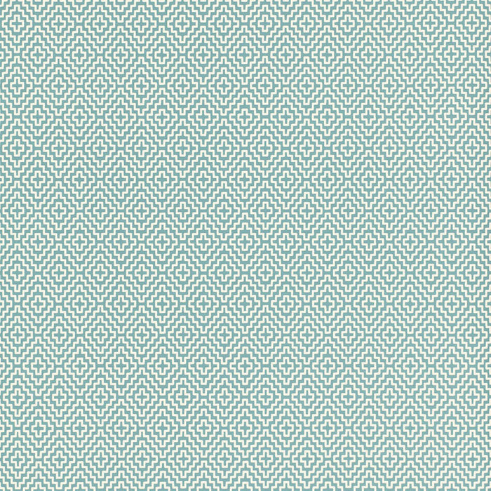 Schumacher Soho Diamond Teal Wallpaper 5006002