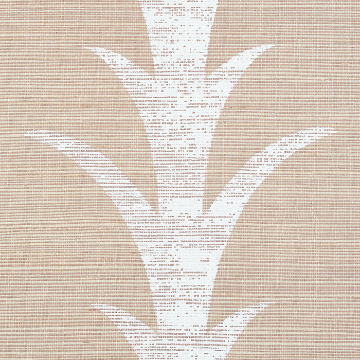 Schumacher Acanthus Stripe Sisal Fog & Chalk Wallpaper 5006052