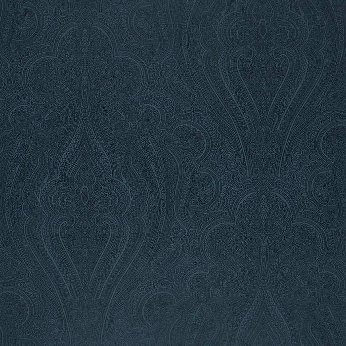 Schumacher Breckenridge Paisley Lapis Wallpaper 5006241