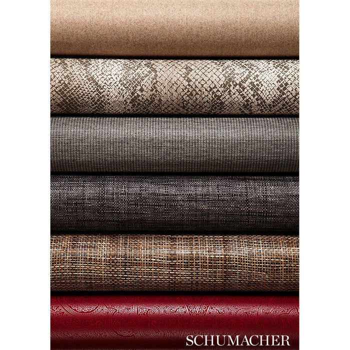 Schumacher Chester Wool Sidewall Barley Wallpaper 5006292