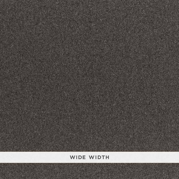 Schumacher Chester Wool Sidewall Charcoal Wallpaper 5006295