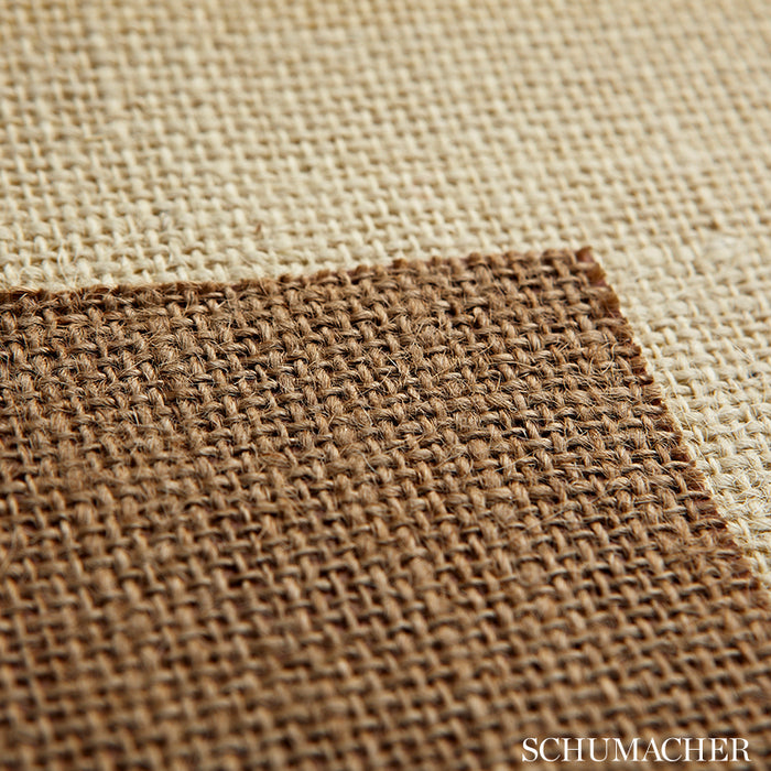 Schumacher Jute Burlap Ivory Wallpaper 5006511