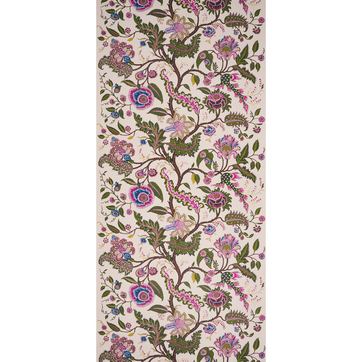 Schumacher Sinhala Sidewall Jewel Wallpaper 5006614