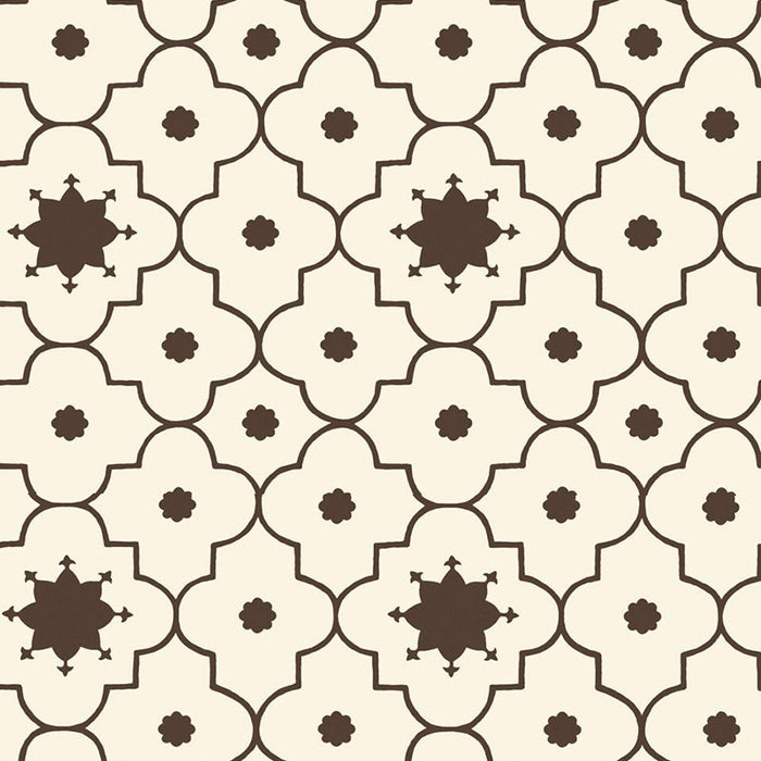 Schumacher Taj Trellis Sepia Wallpaper 5006621