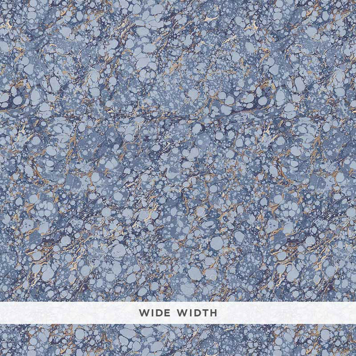 Schumacher Florence Lapis Wallpaper 5006901