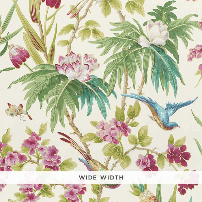 Schumacher Seychelles Ivory Wallpaper 5006970