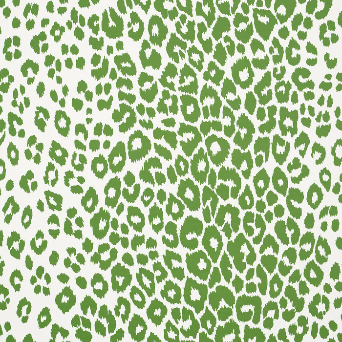 Schumacher Iconic Leopard Green Wallpaper 5007015