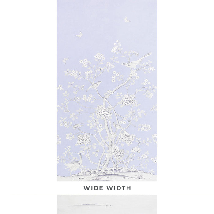 Schumacher Chinois Palais Panel Lavender Wallpaper 5007126