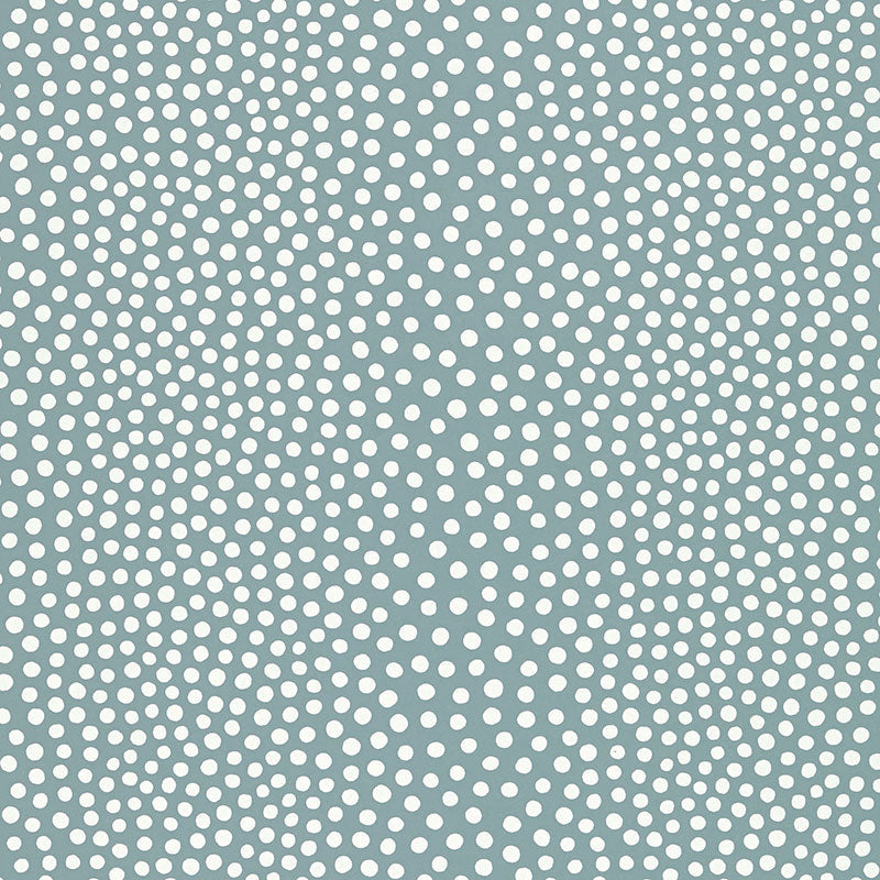 Schumacher Raindots Slate Blue Wallpaper 5007502