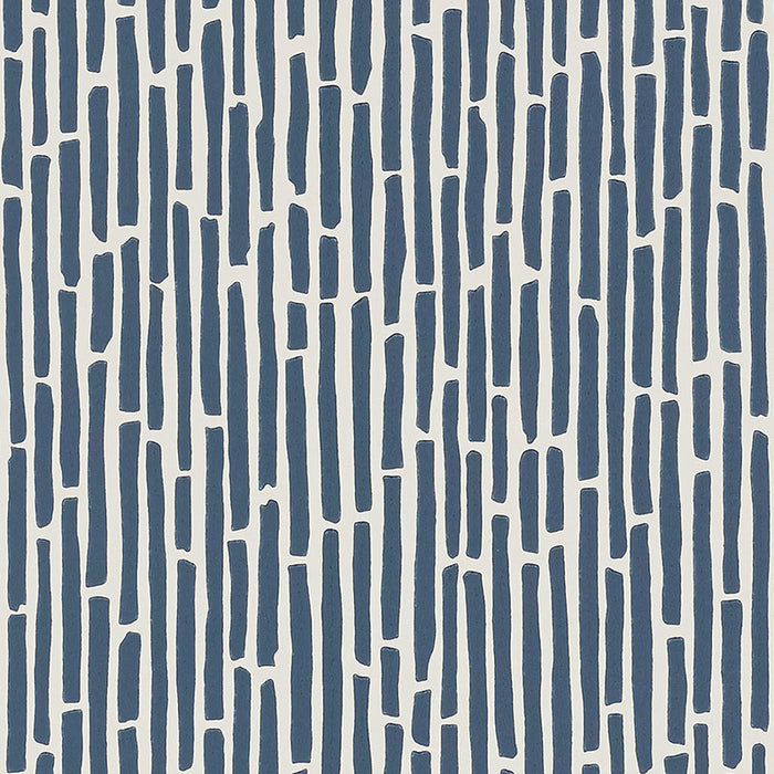 Schumacher Bamboo Marine Wallpaper 5007523