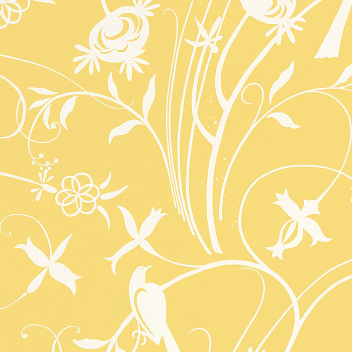 Schumacher Sky Meadow Yellow Wallpaper 5007622