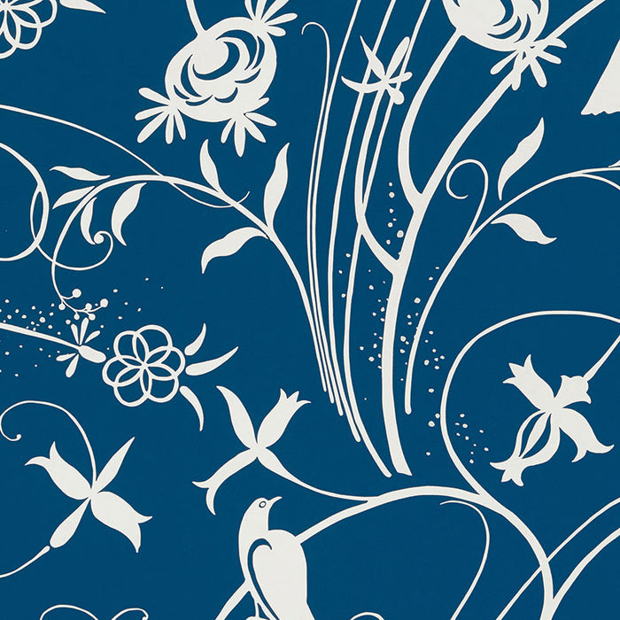 Schumacher Sky Meadow Blue Wallpaper 5007624