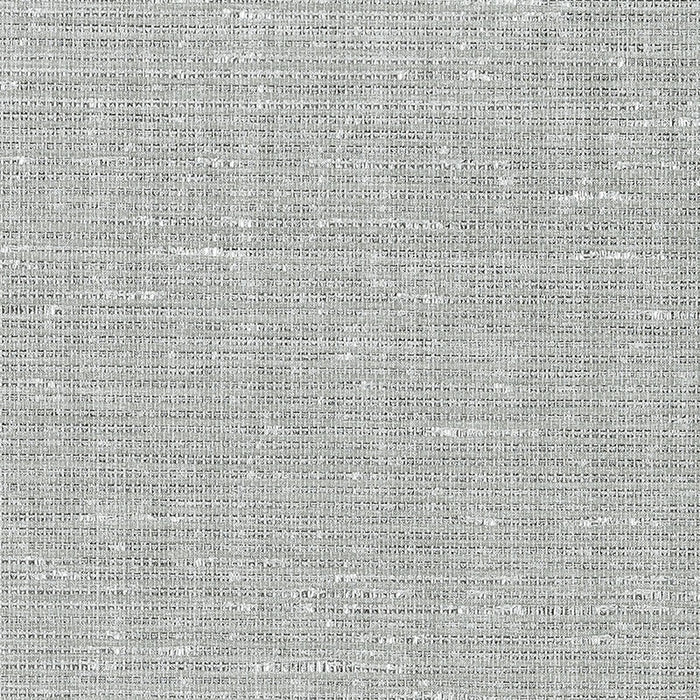 Schumacher Anodized Raffia Platinum Wallpaper 5007780