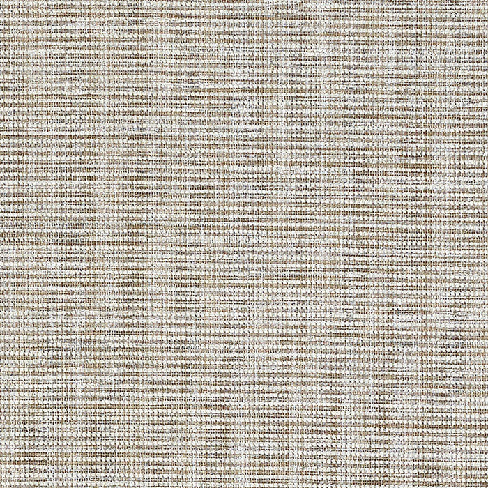 Schumacher Anodized Raffia Warm Silver Wallpaper 5007781