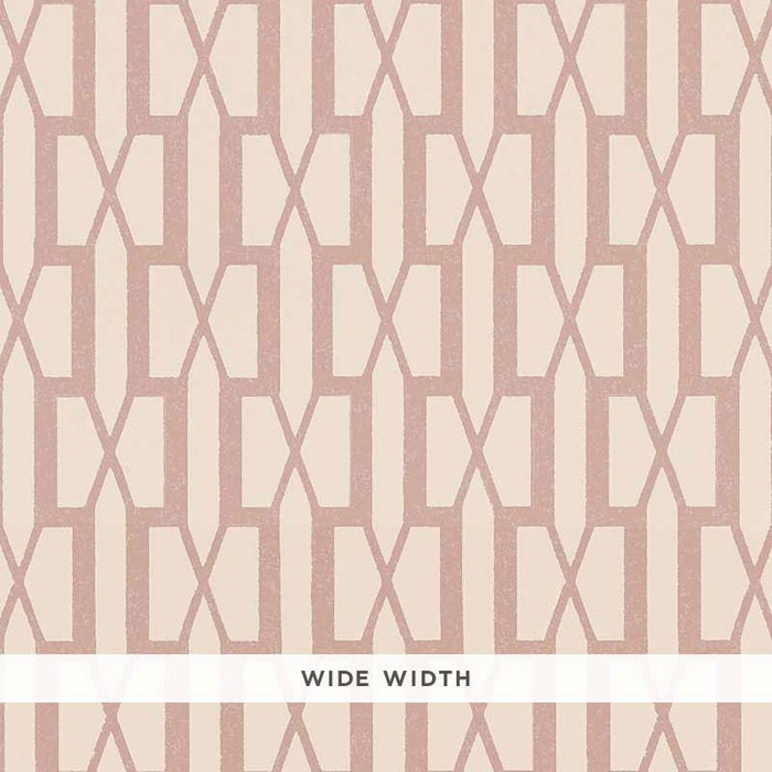 Schumacher Belvedere Pink Wallpaper 5007991