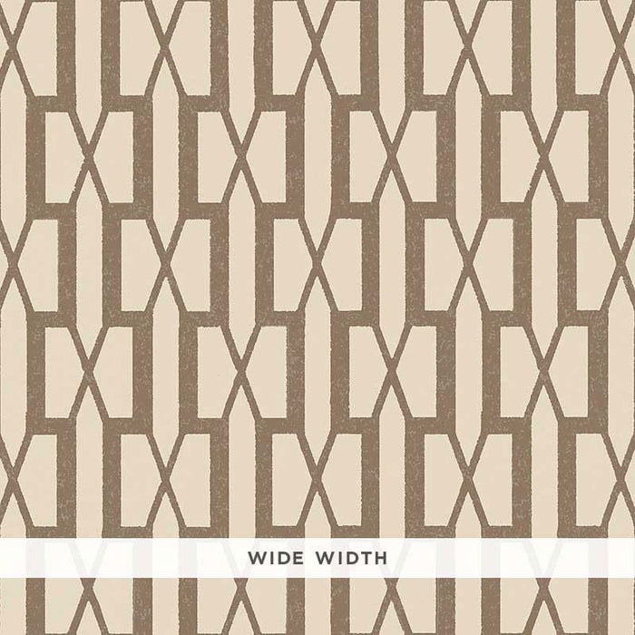 Schumacher Belvedere Berber Brown Wallpaper 5007996