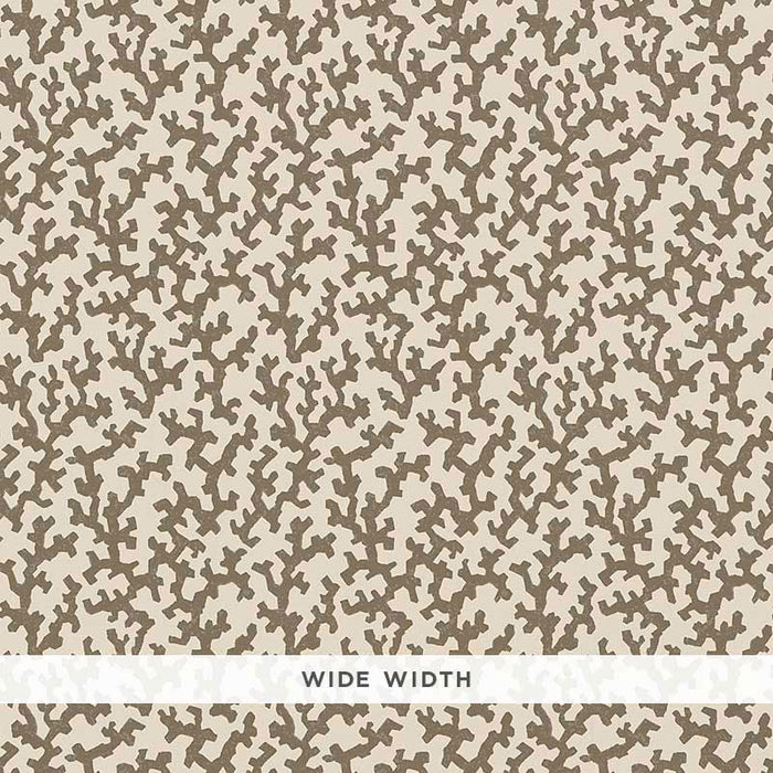 Schumacher Folly Berber Brown Wallpaper 5008006