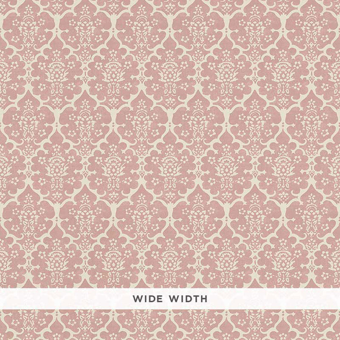 Schumacher Burley Pink Wallpaper 5008031