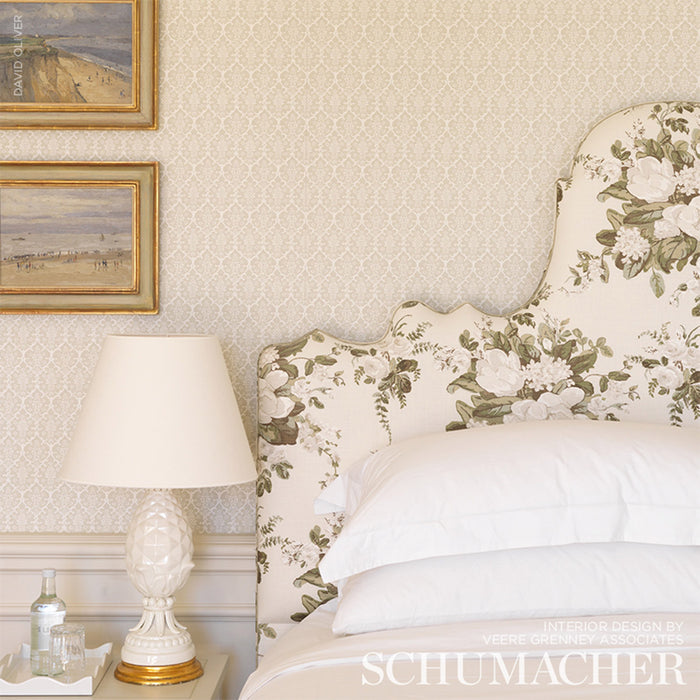 Schumacher Burley Sage Wallpaper 5008033