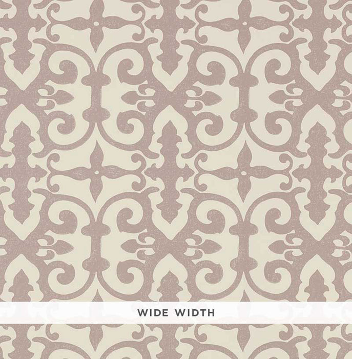 Schumacher Ferne Park Lilac Wallpaper 5008040