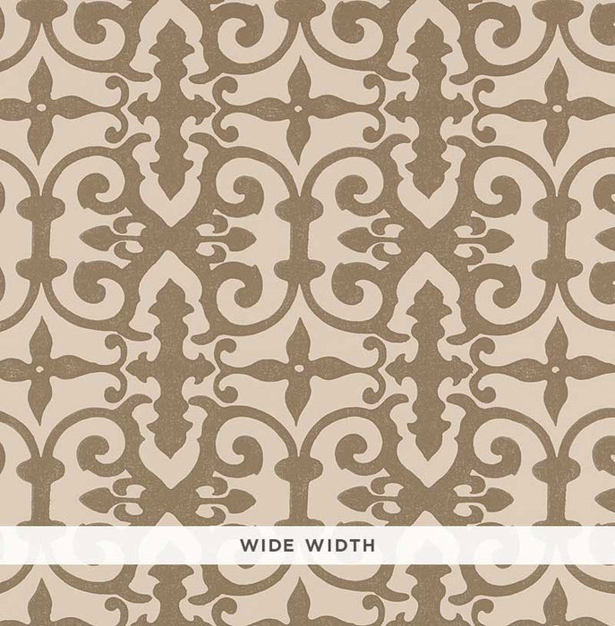 Schumacher Ferne Park Berber Brown Wallpaper 5008046