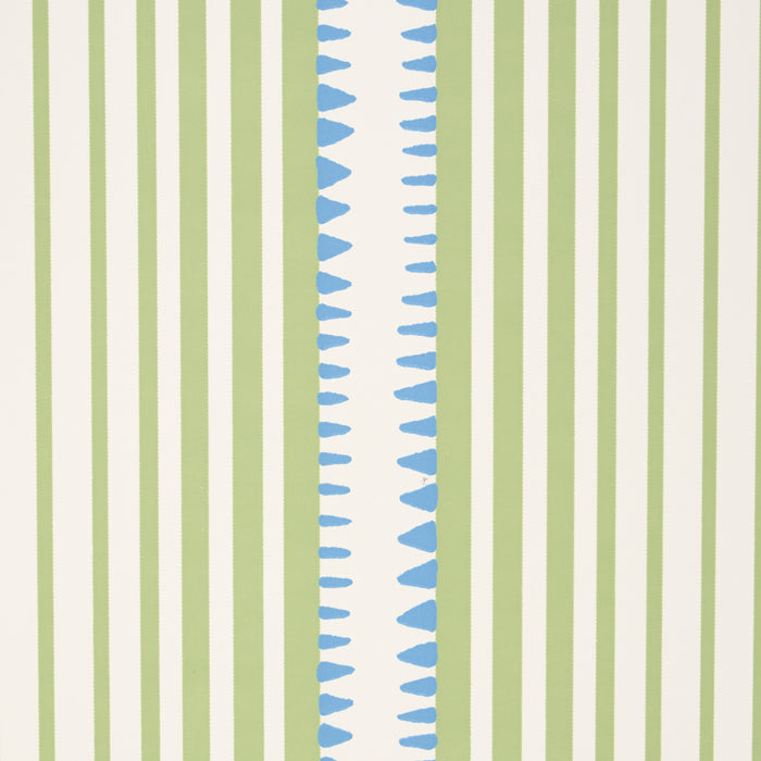 Schumacher Moncorvo Green & Blue Wallpaper 5008105