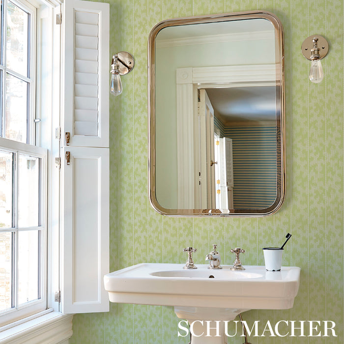 Schumacher Montpellier Lime Blossom Wallpaper 5008162