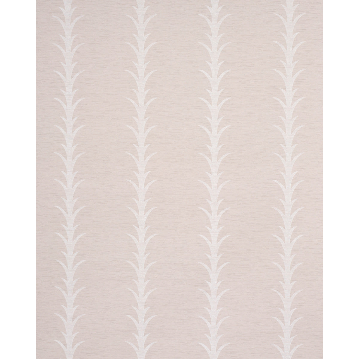 Schumacher Acanthus Stripe Vinyl Limestone Wallpaper 5008590