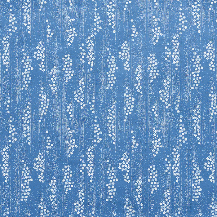 Schumacher Taki Floral Indigo Wallpaper 5008740