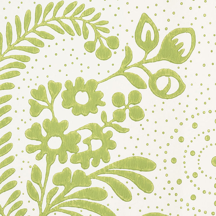 Schumacher Millicent Leaf Wallpaper 5008811