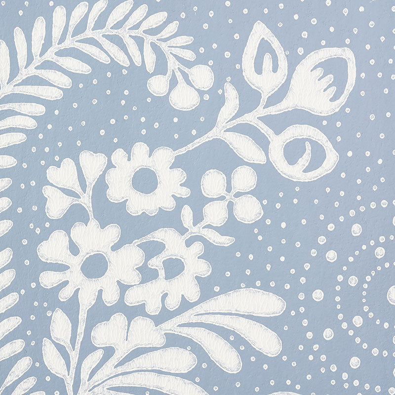 Schumacher Millicent Delft Wallpaper 5008813