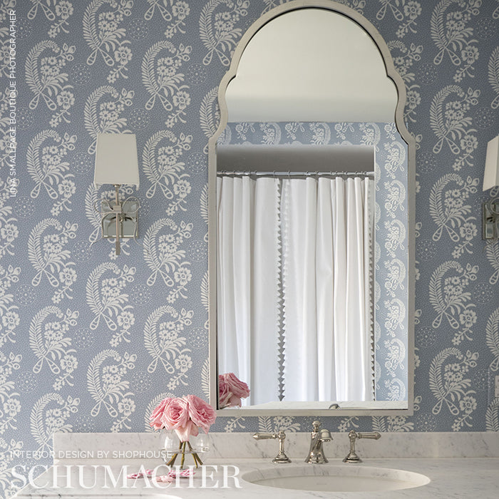 Schumacher Millicent Delft Wallpaper 5008813