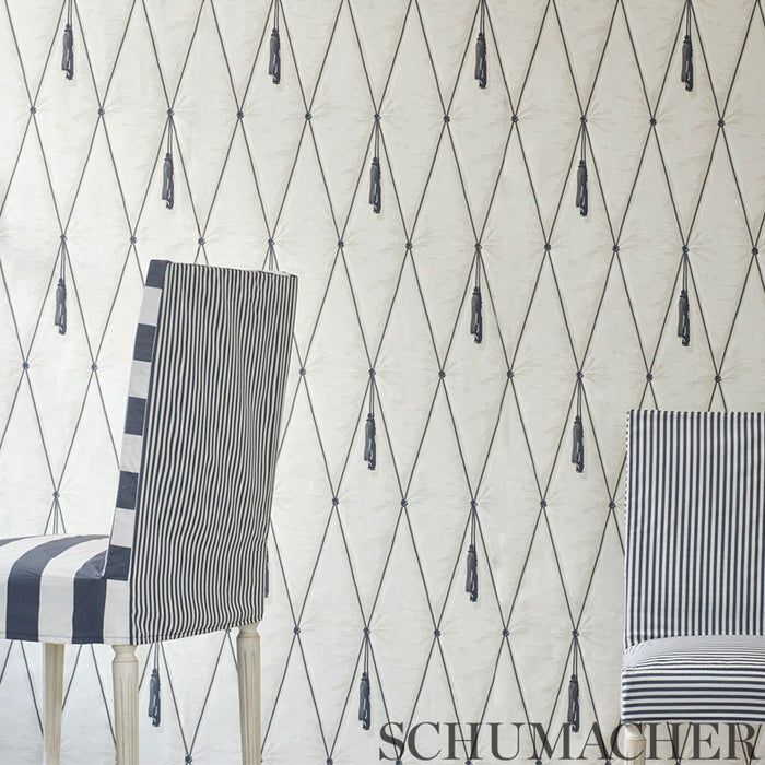 Schumacher Drapery Bone Wallpaper 5009160