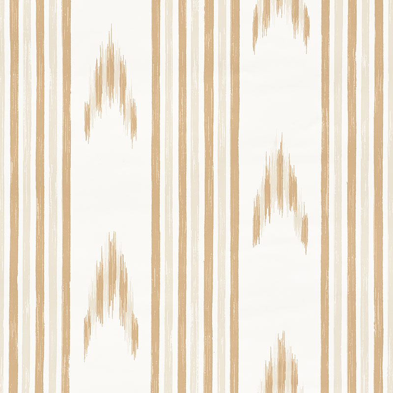 Schumacher Santa Barbara Ikat Neutral Wallpaper 5009222