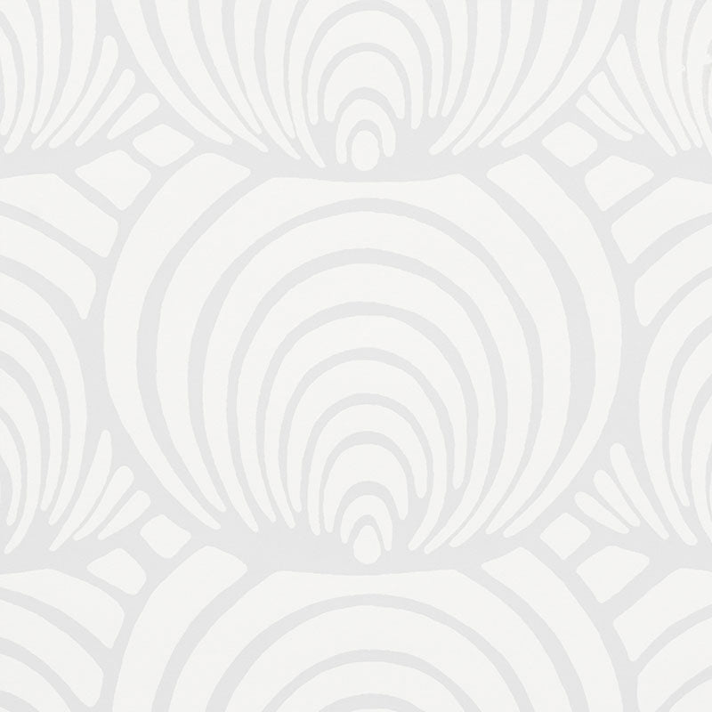 Schumacher Coralline Grey Wallpaper 5009432