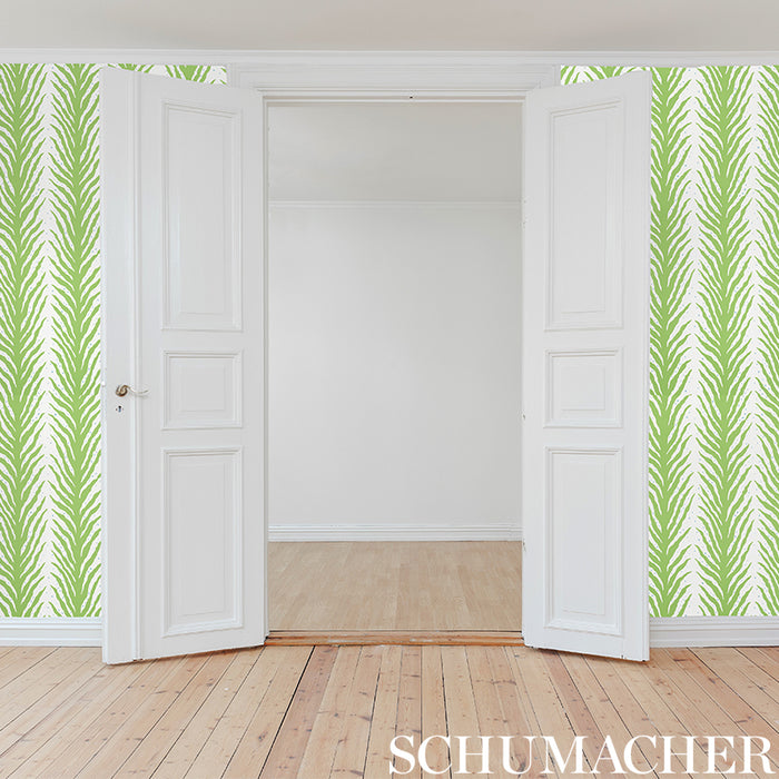 Schumacher Creeping Fern Moss Wallpaper 5009450