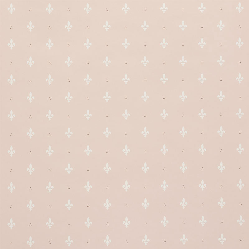 Schumacher Fleur De Lis Blush Wallpaper 5009500