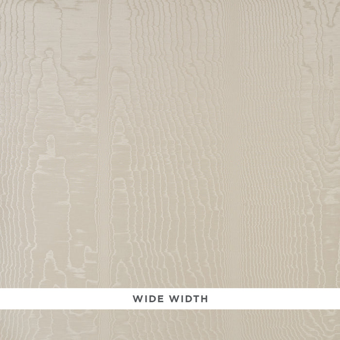 Schumacher Moire Wallcovering Parchment Wallpaper 5009670